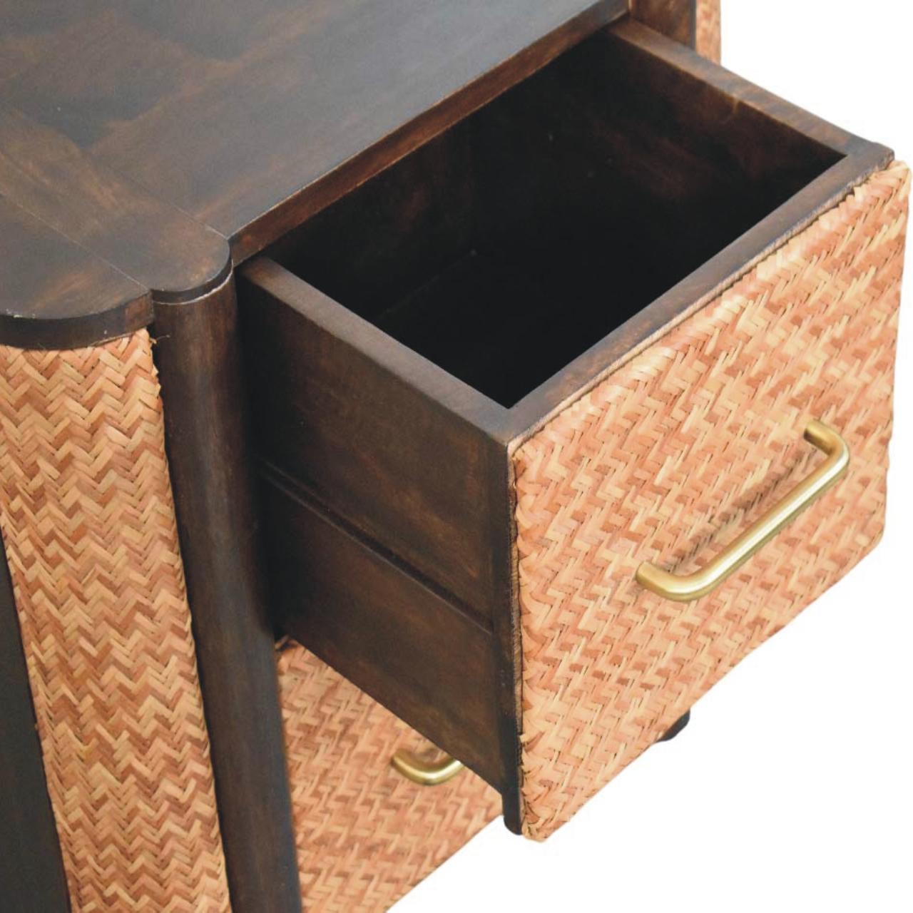The Havana Rattan Nightstand