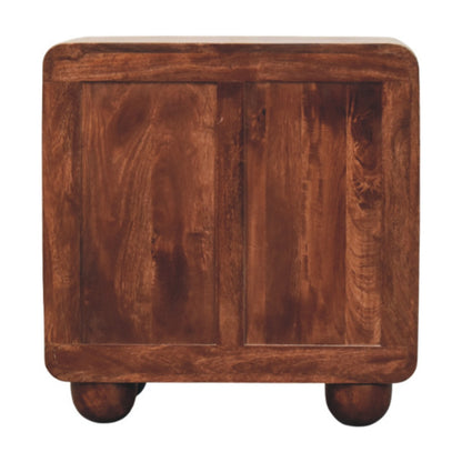 The Rounded Winewood Oak Mango Wood Drawer Chest