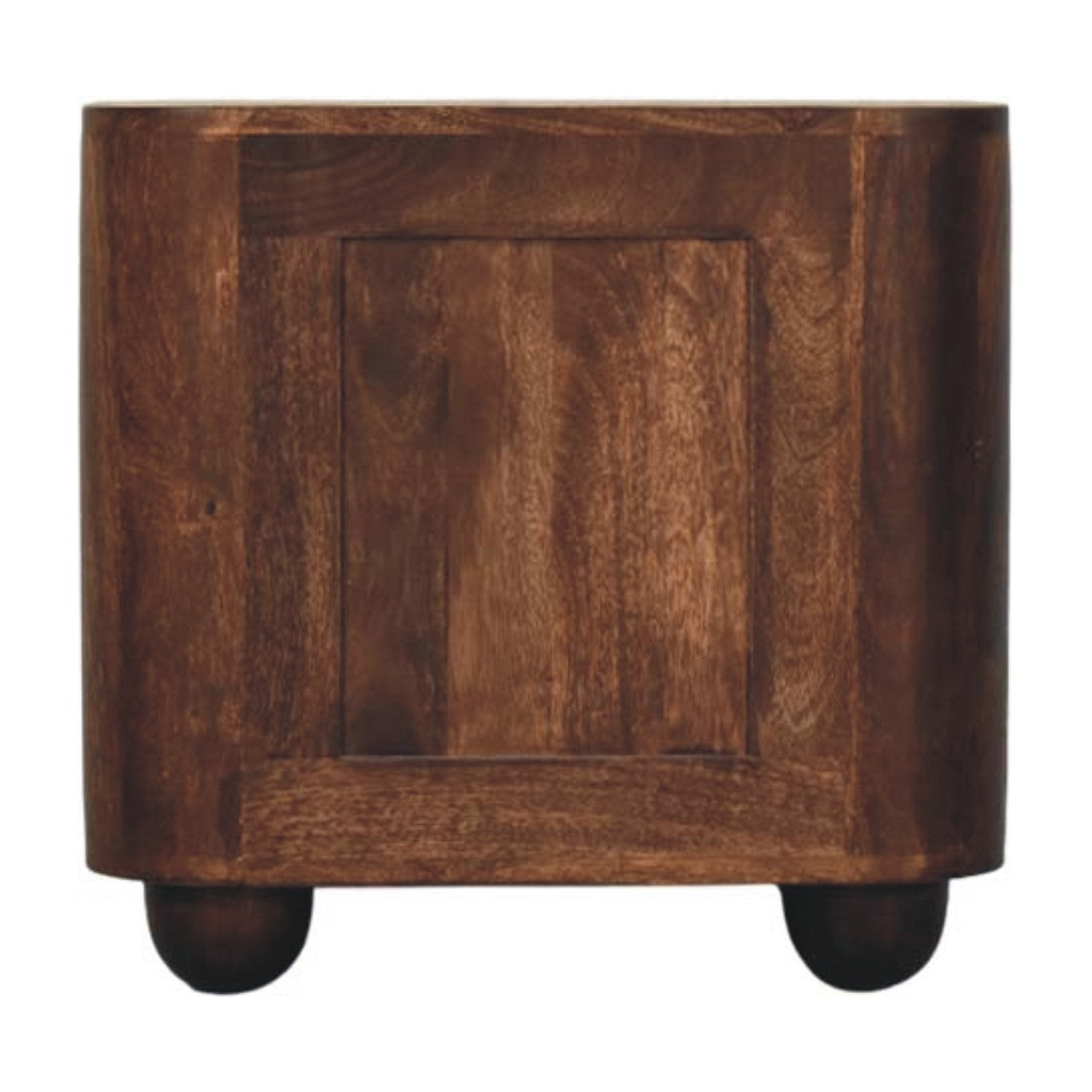 The Elowen Fluted Mango Wood Nightstand