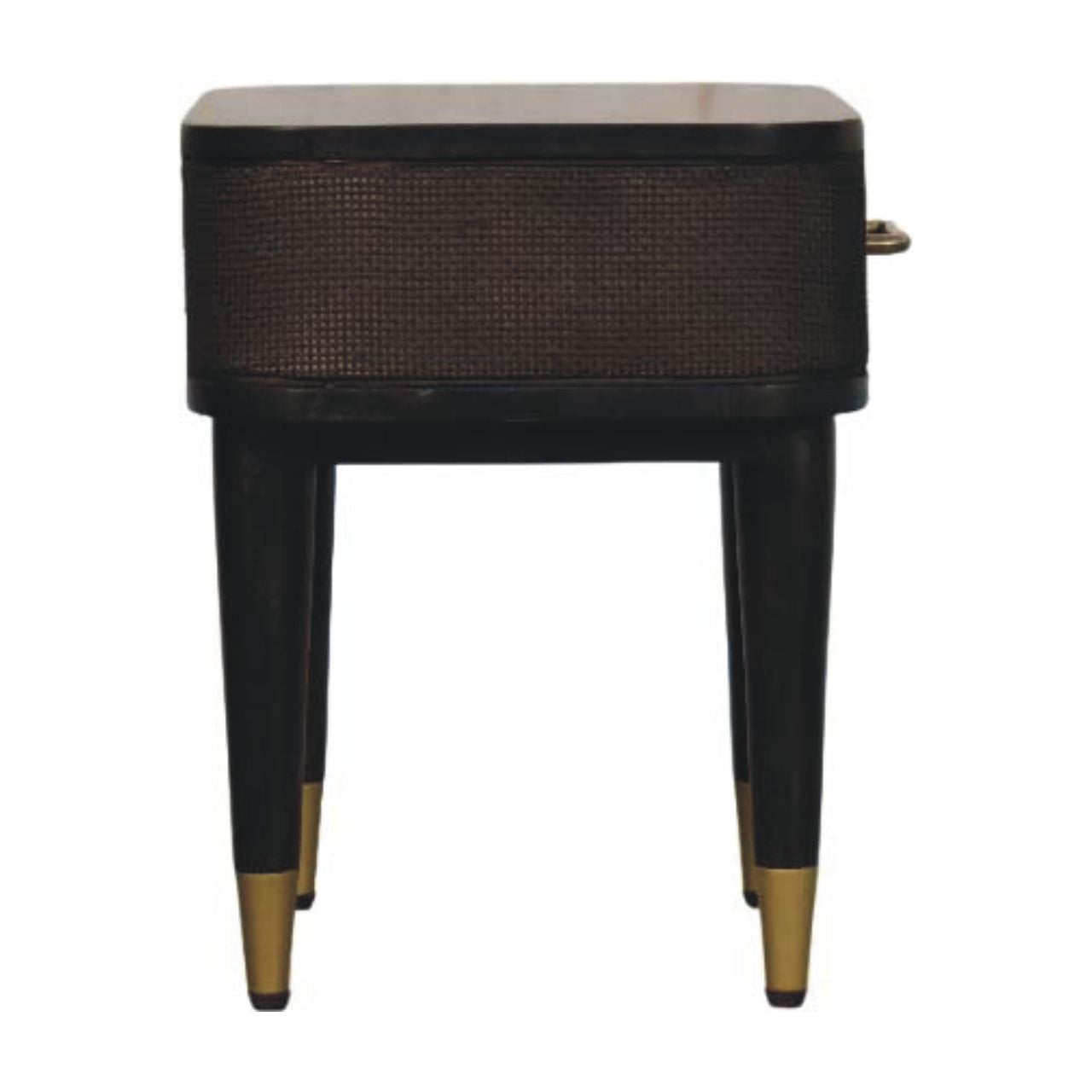 The Marlowe Rattan Mango Wood Bedside Table