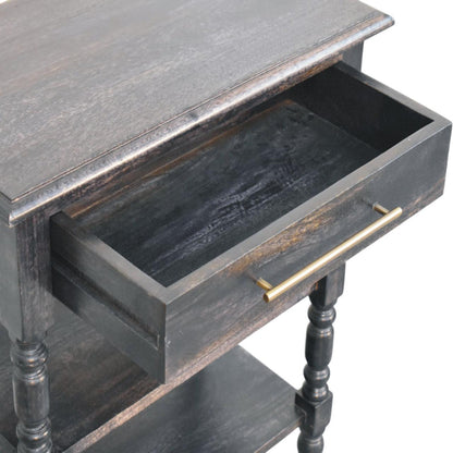 The Heritage Carbon Ash Side Table