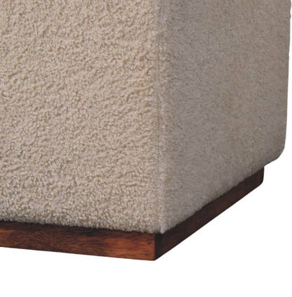 The Boucle Bench Duo with Table