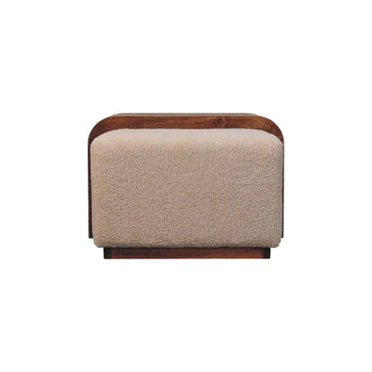 The Boucle Bench Duo with Table