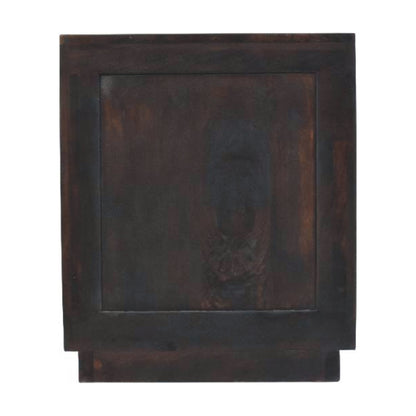 The Sorento Fluted Mango Wood Bedside Table