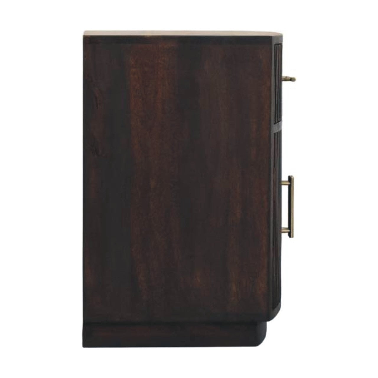 The Sorento Fluted Mango Wood Bedside Table