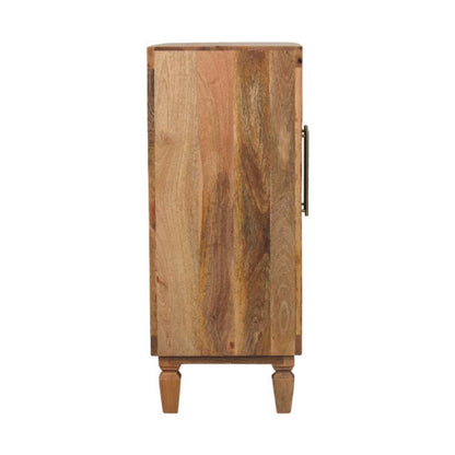 The Ravello Carved Mango Wood Block Cabinet