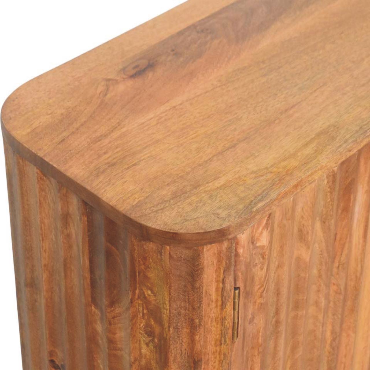 The Golden Teak Fluted Sideboard