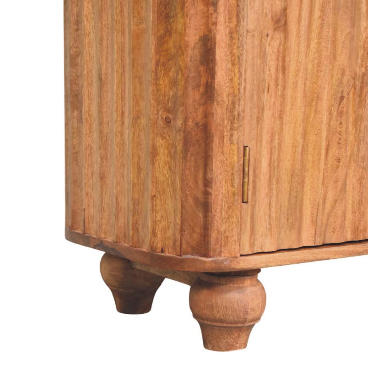 The Golden Teak Fluted Sideboard