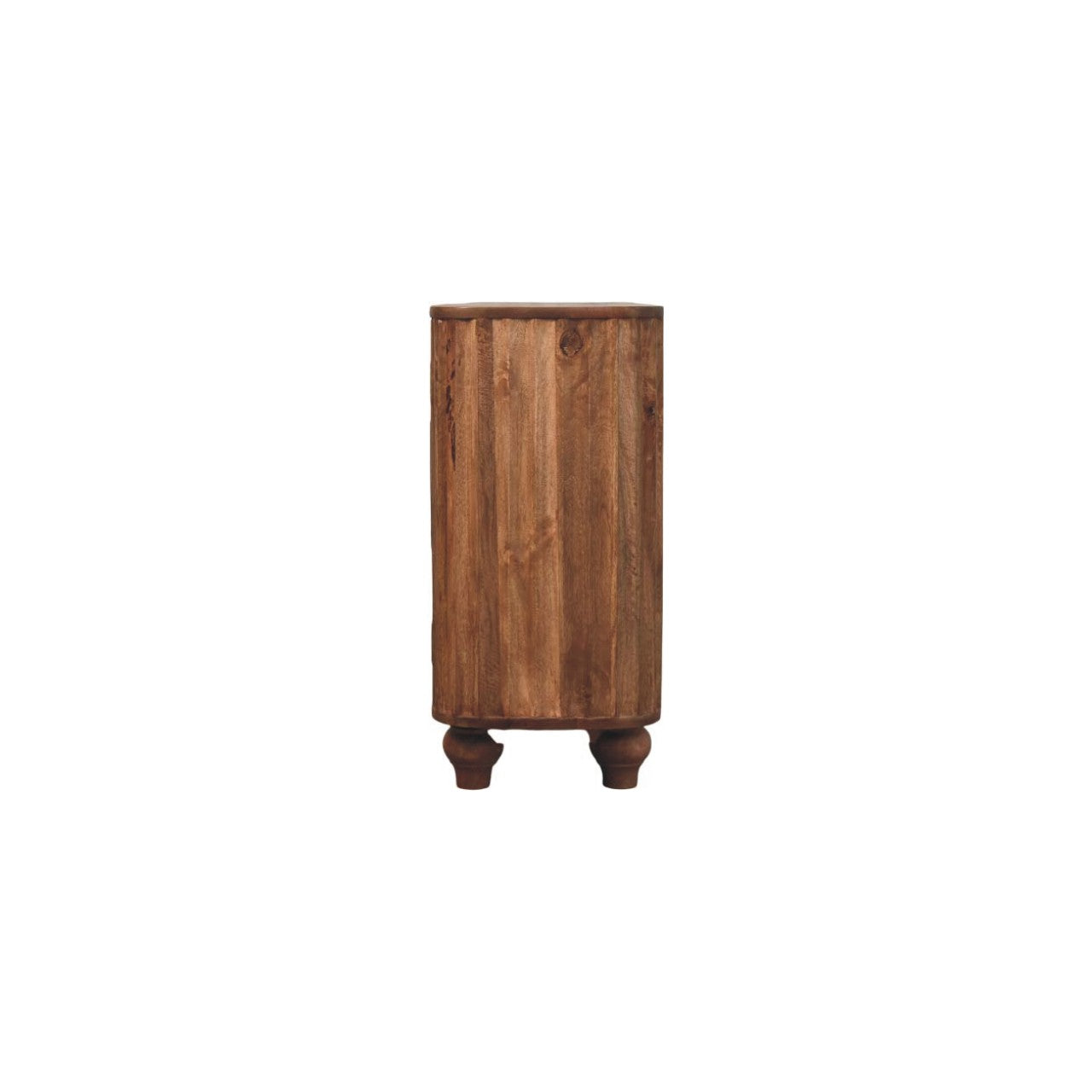 The Golden Teak Fluted Sideboard