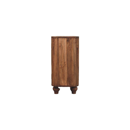 The Golden Teak Fluted Sideboard