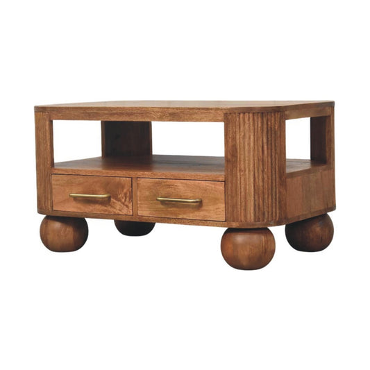 The Briarwood Fluted Coffee Table