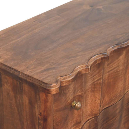 The Aurelio Panelled Mango Wood Drawer Chest