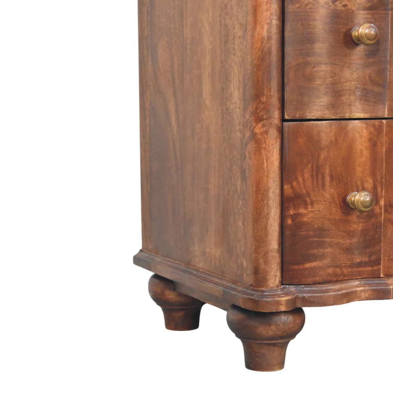 The Aurelio Panelled Mango Wood Drawer Chest