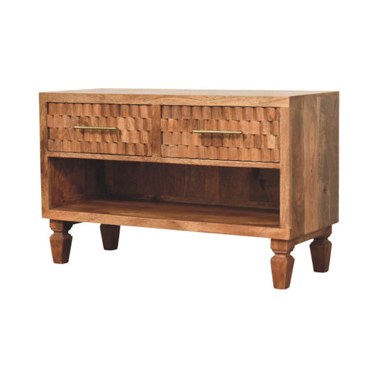 The Sculpted Artisan Shoe Storage Console