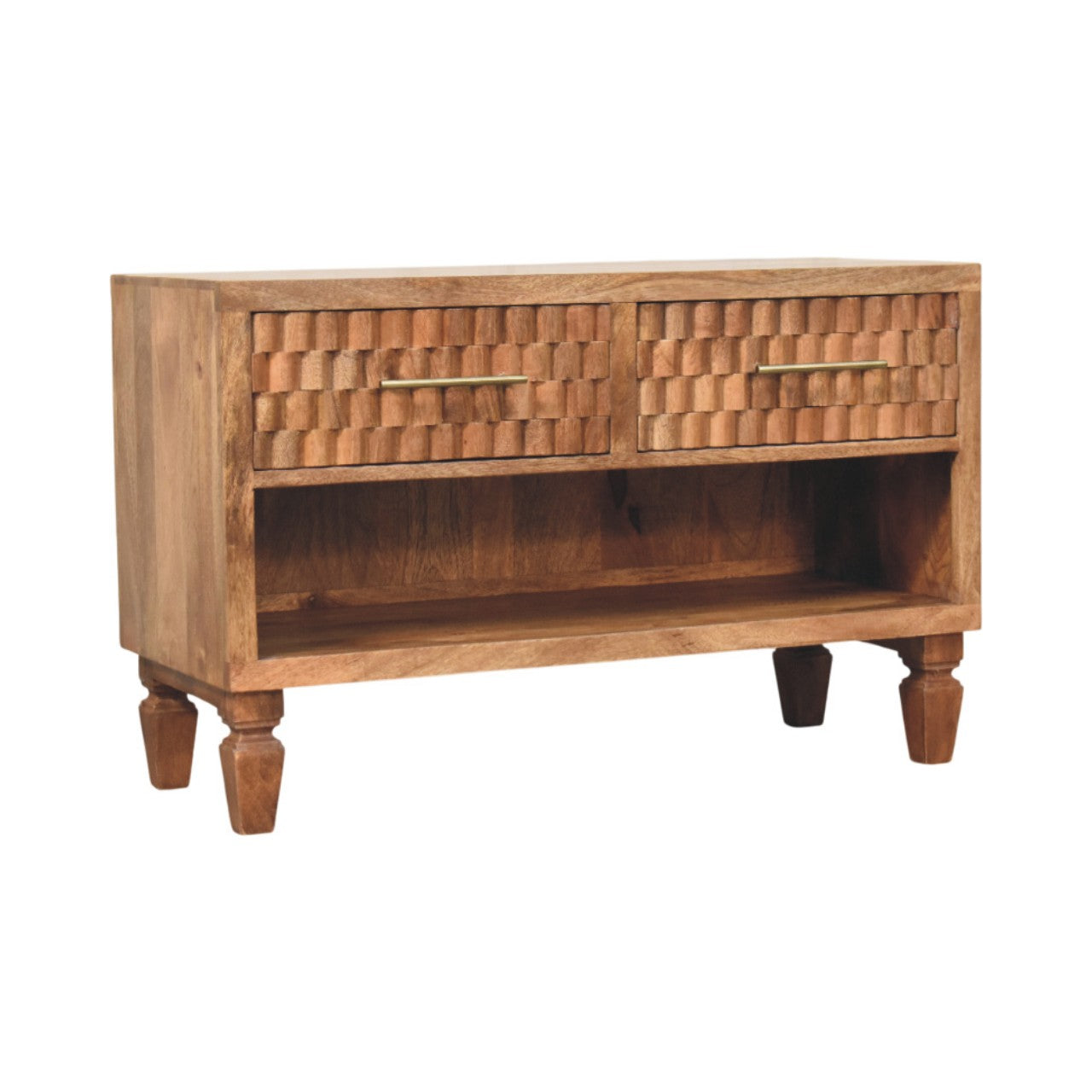 The Sculpted Artisan Shoe Storage Console
