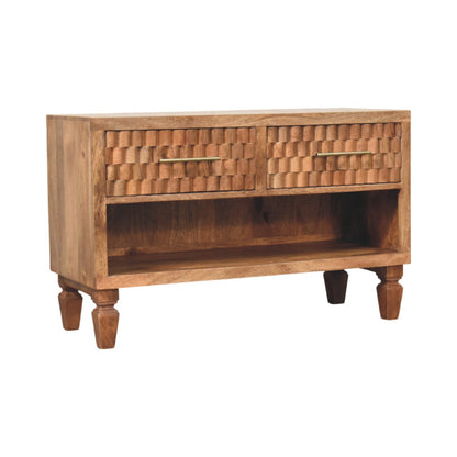 The Sculpted Artisan Shoe Storage Console