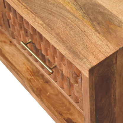 The Sculpted Artisan Shoe Storage Console
