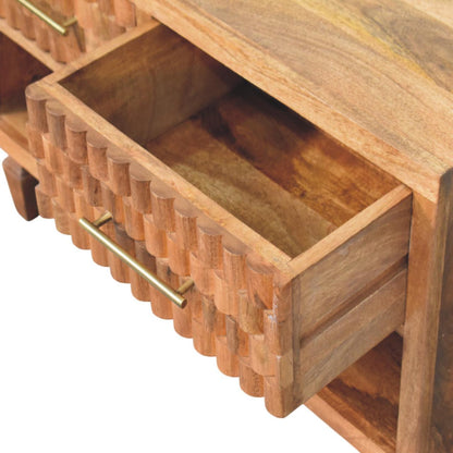 The Sculpted Artisan Shoe Storage Console