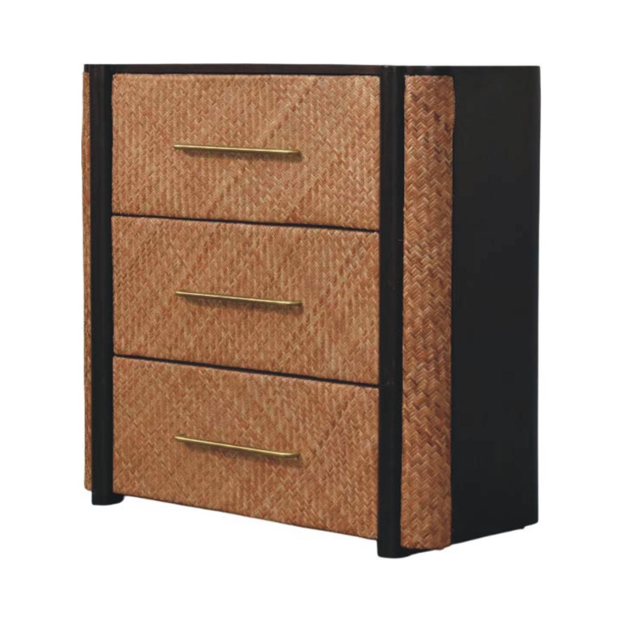 The Havana Weave 3-Drawer Chest