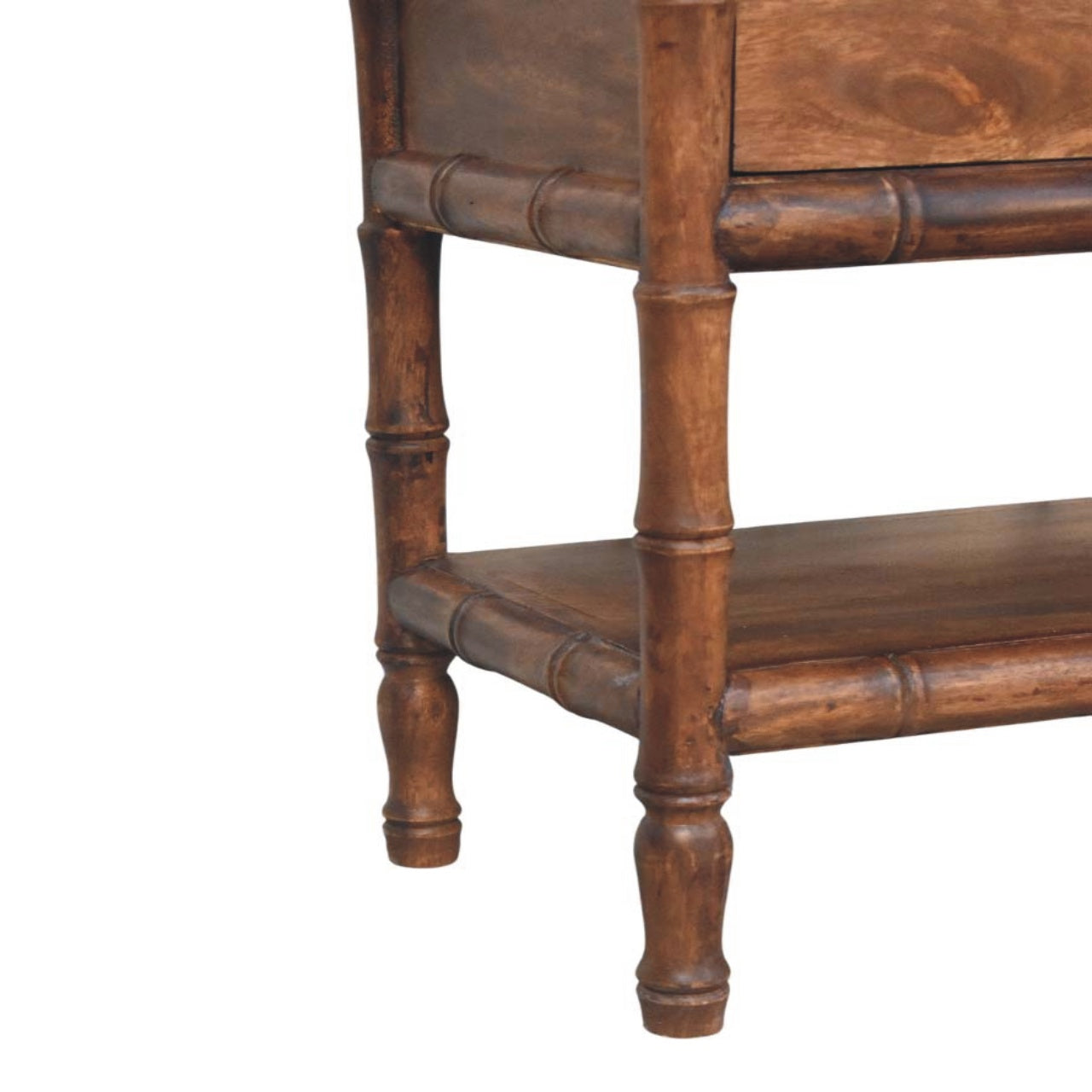 The Bamboo Carved Storage Bench