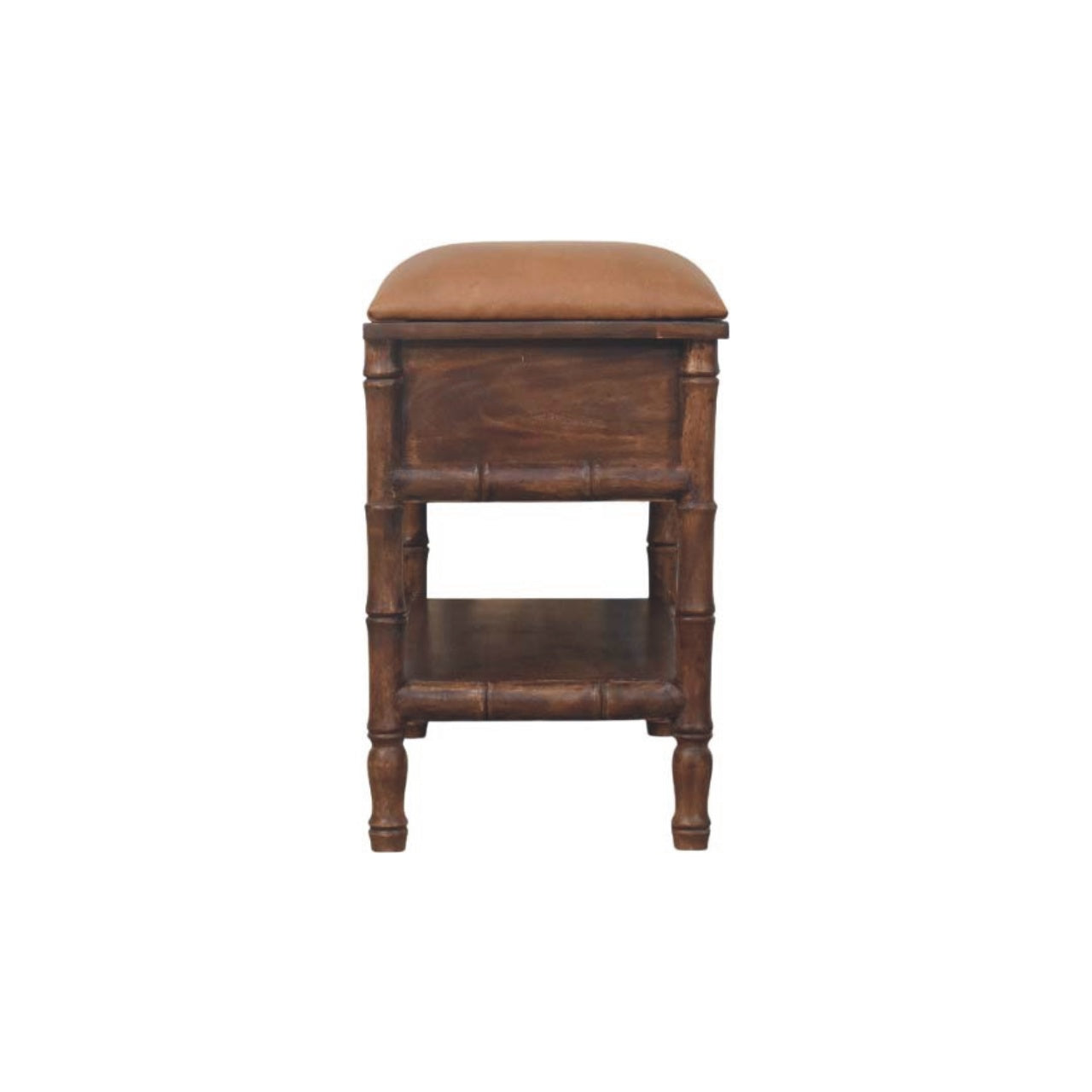 The Bamboo Carved Storage Bench