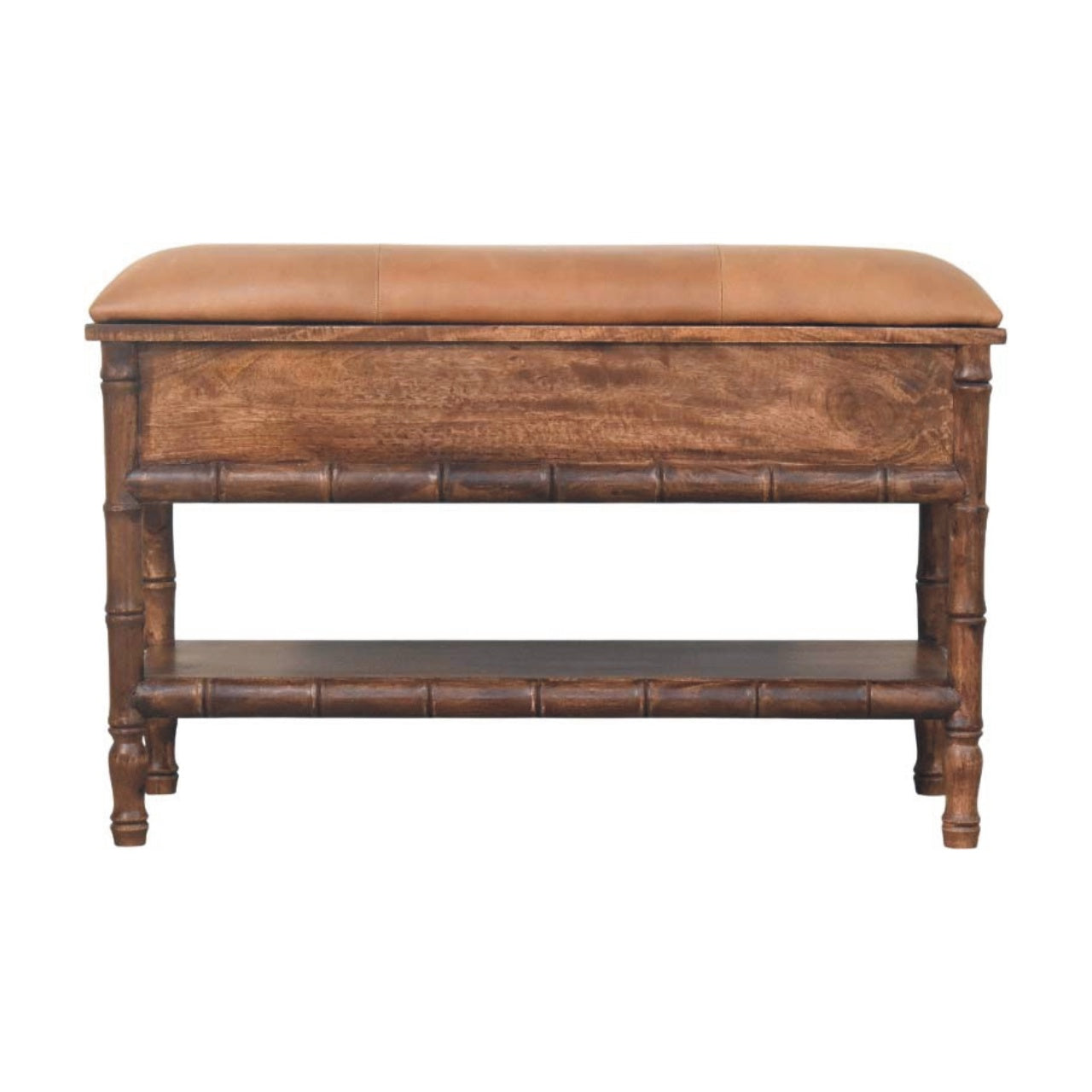 The Bamboo Carved Storage Bench
