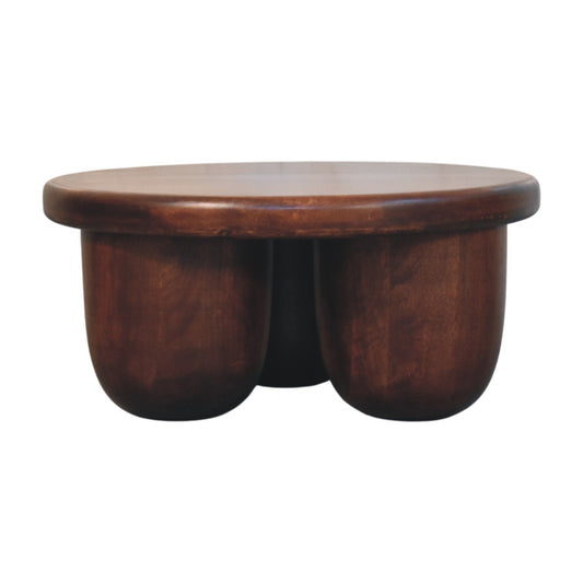 The Sculpted Pillar Coffee Table