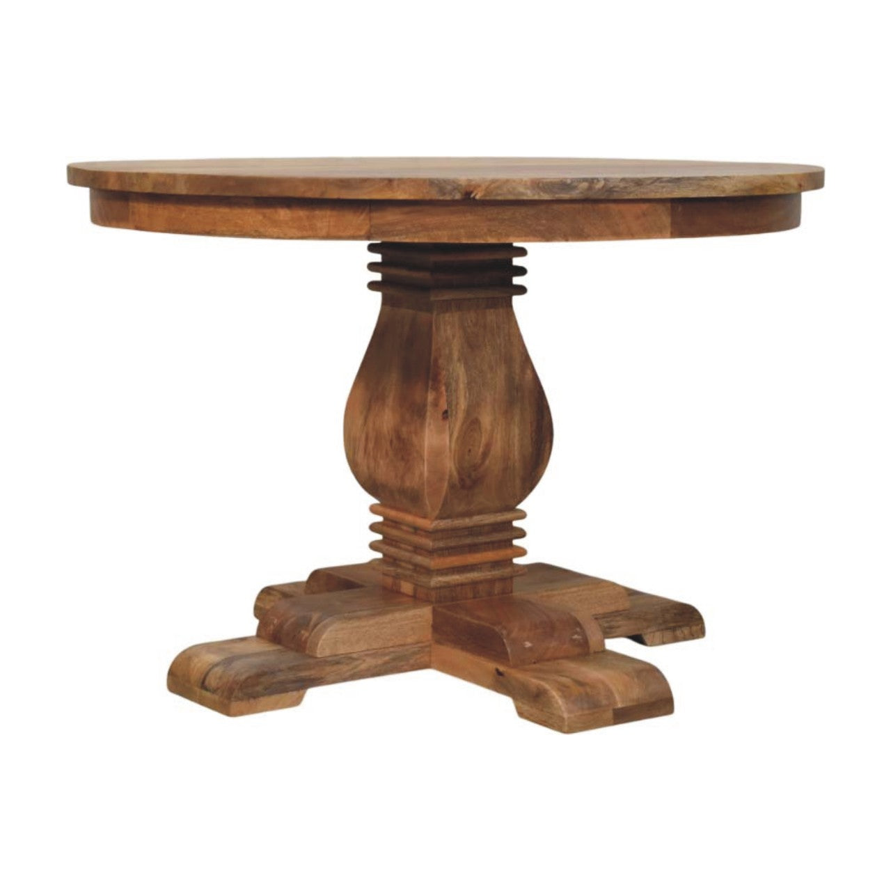 The Sculpted Pedestal Dining Table