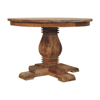 The Sculpted Pedestal Dining Table