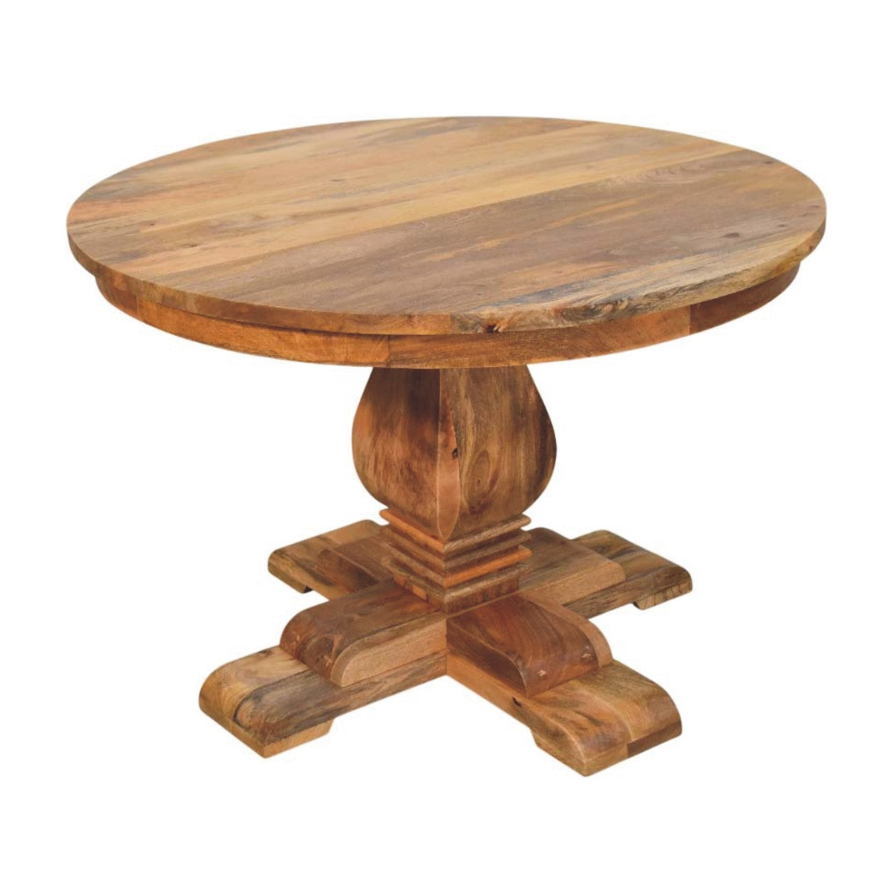 The Sculpted Pedestal Dining Table