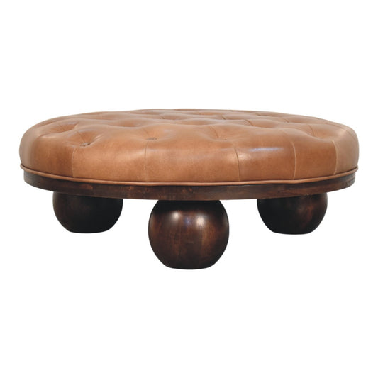 The Leather Top Sfera Coffee Table