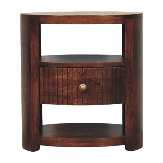 The Semi-Circular Fluted Bedside