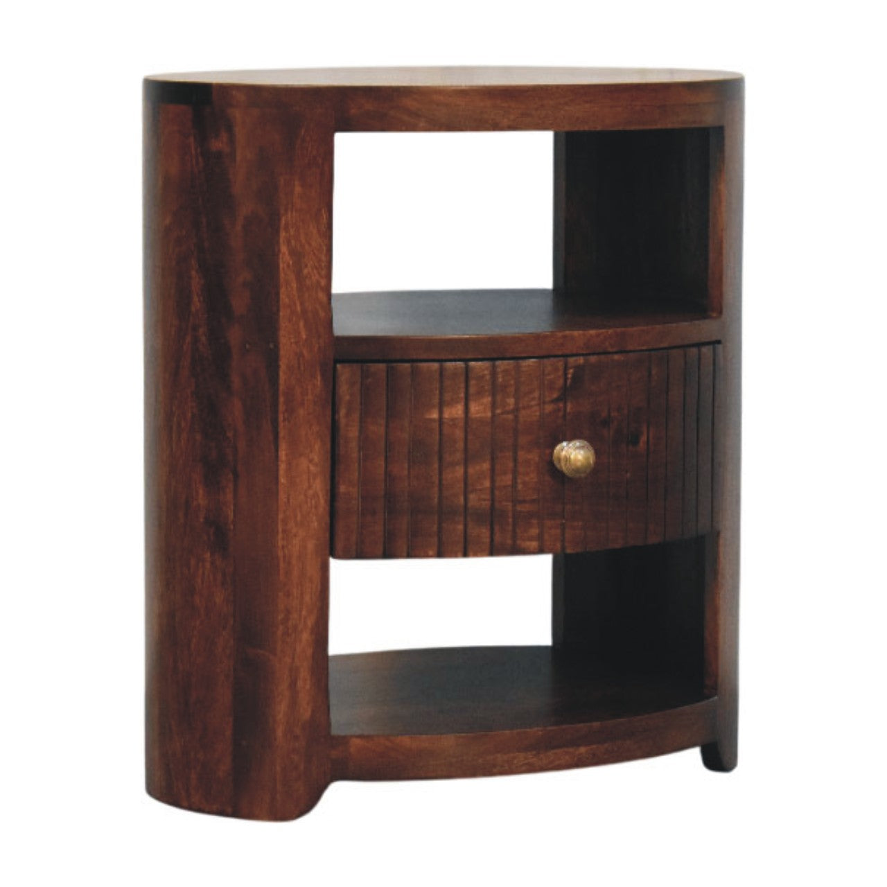 The Semi-Circular Fluted Bedside