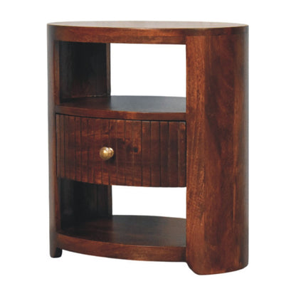The Semi-Circular Fluted Bedside