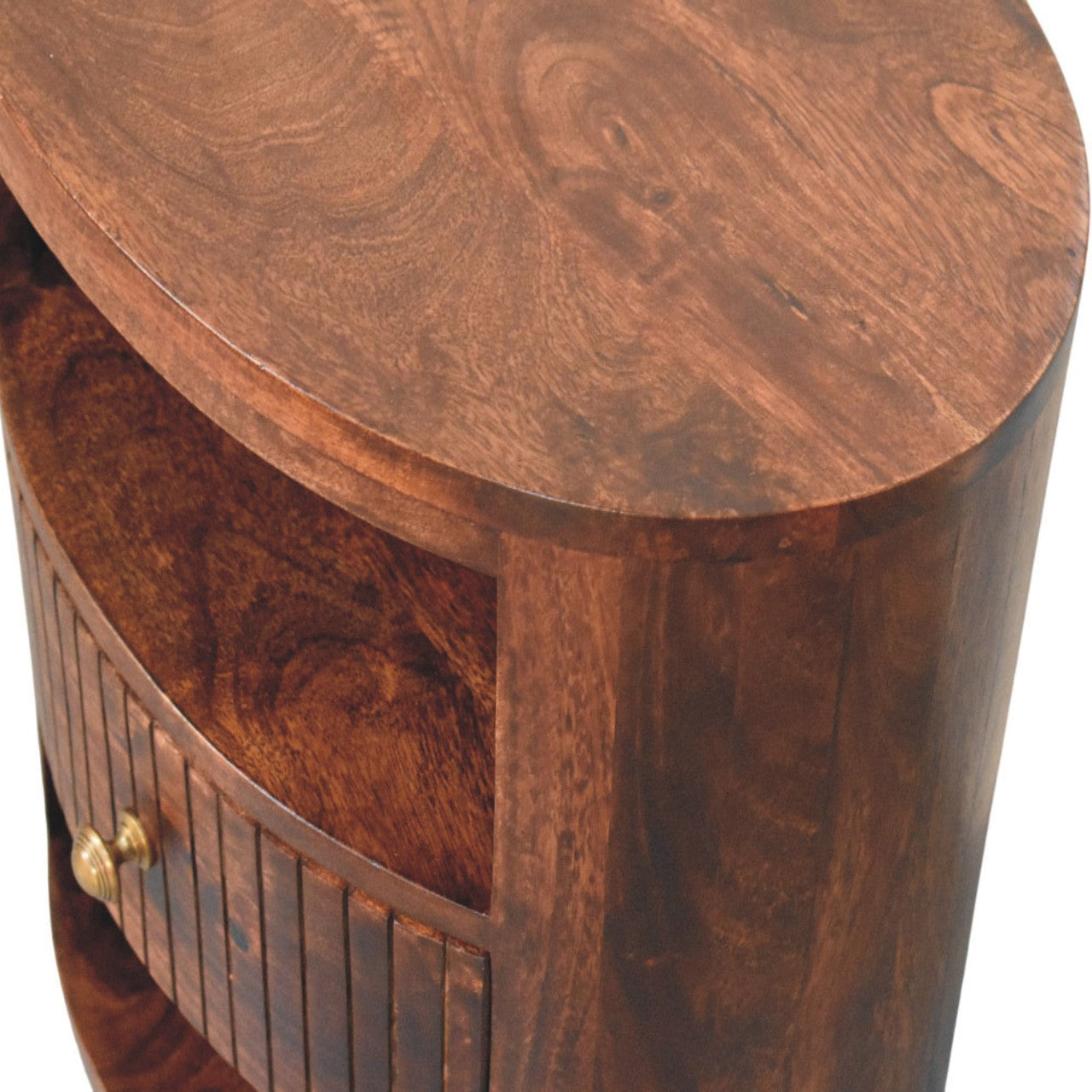 The Semi-Circular Fluted Bedside