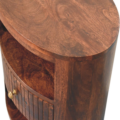 The Semi-Circular Fluted Bedside