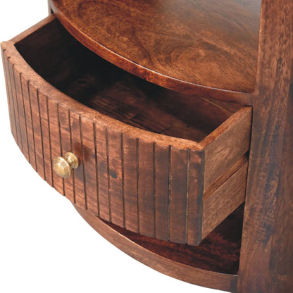 The Semi-Circular Fluted Bedside