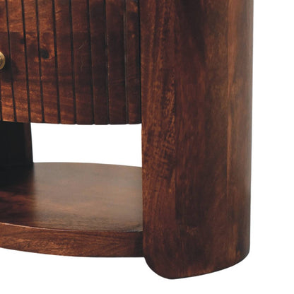The Semi-Circular Fluted Bedside