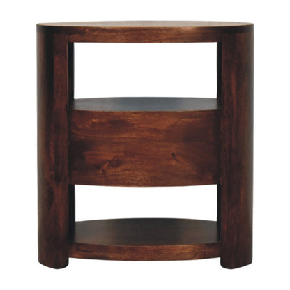 The Semi-Circular Fluted Bedside