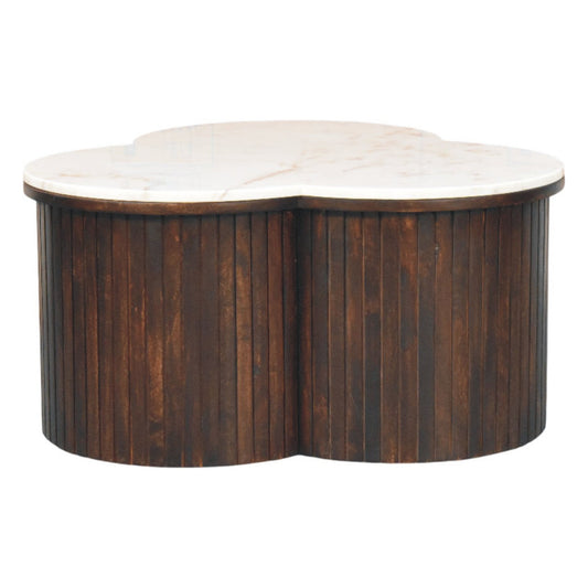 The Marble Top Clover Coffee Table