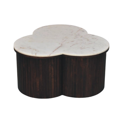 The Marble Top Clover Coffee Table
