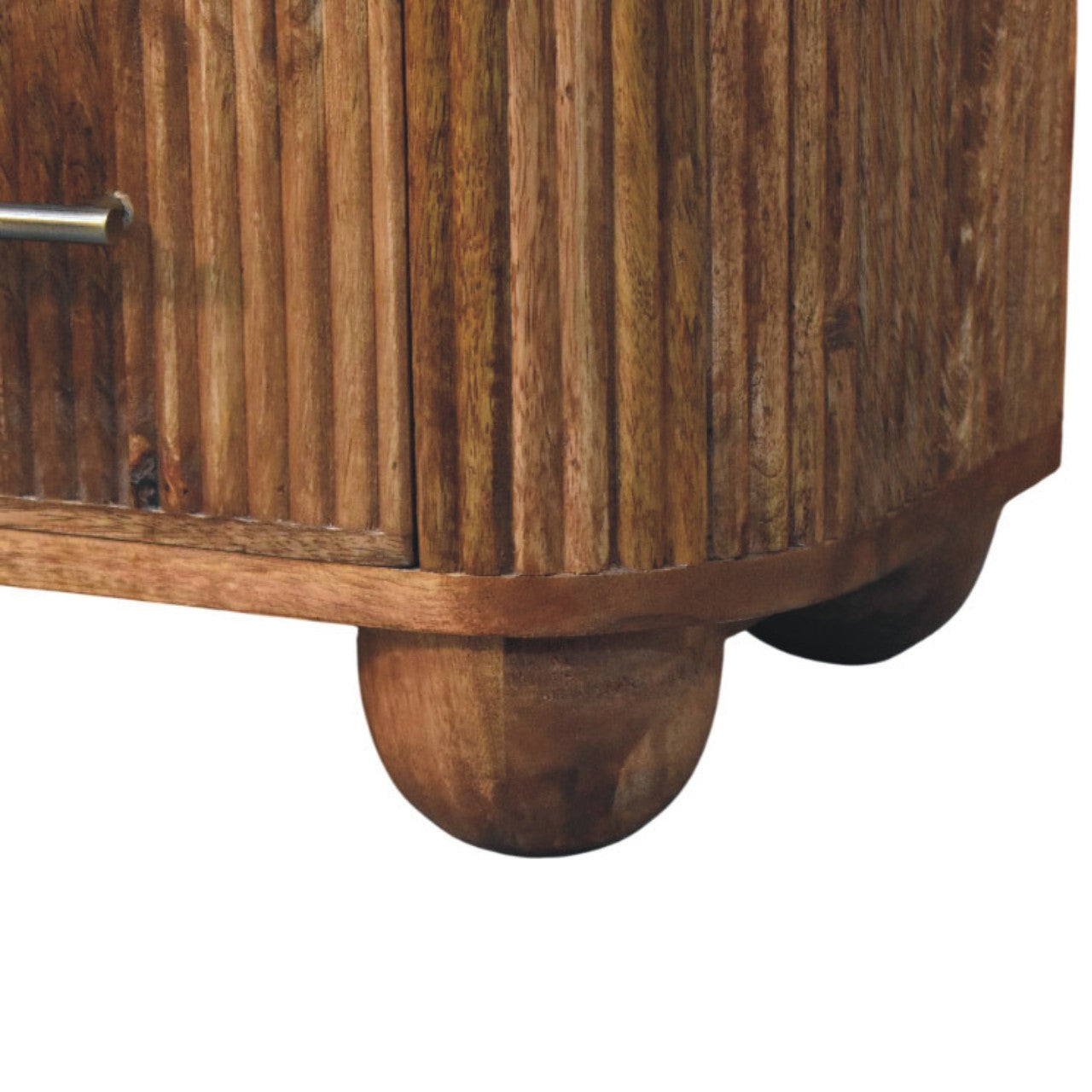 The Marble Top Fluted Bedside
