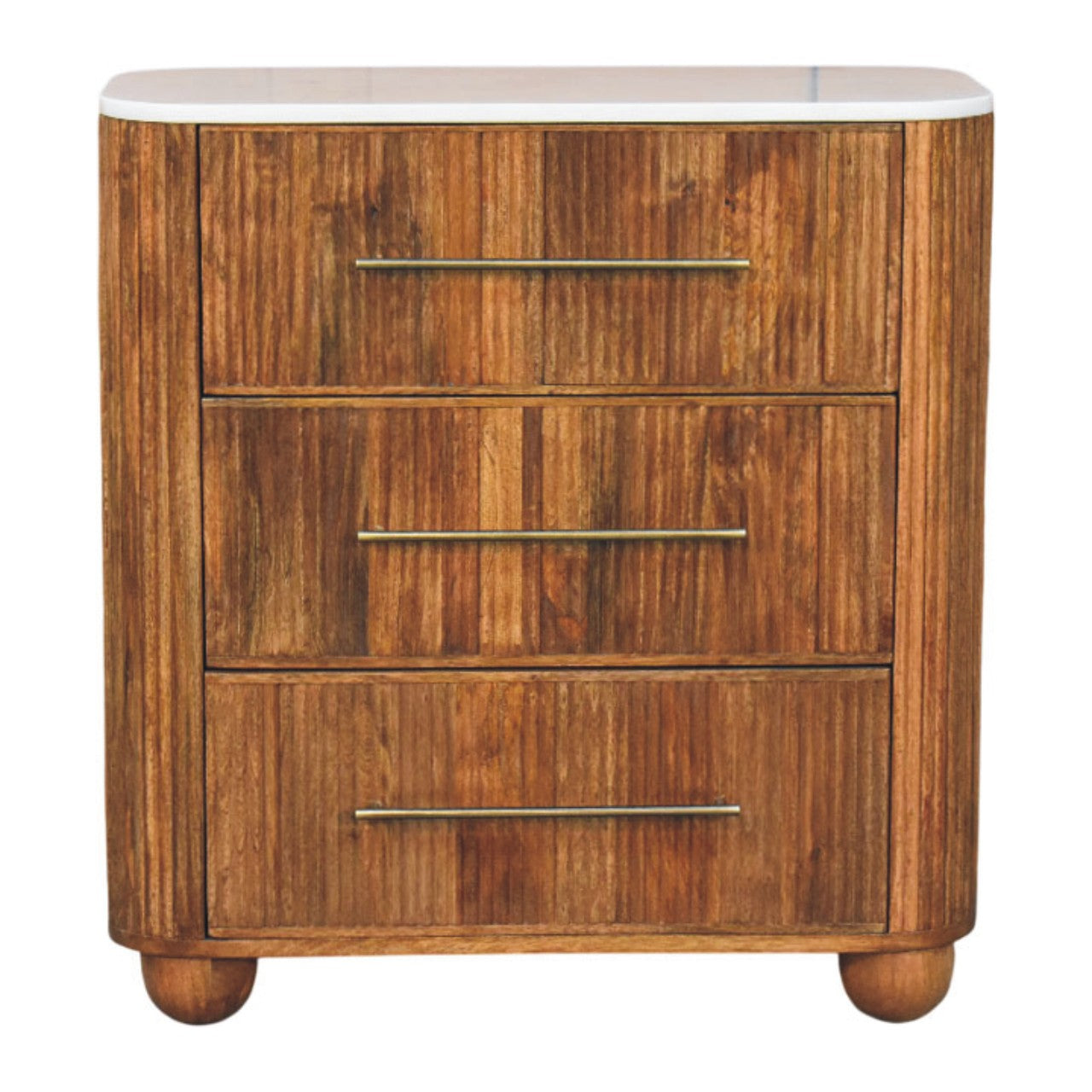The Marble Top Fluted Chest