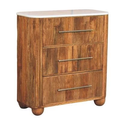 The Marble Top Fluted Chest