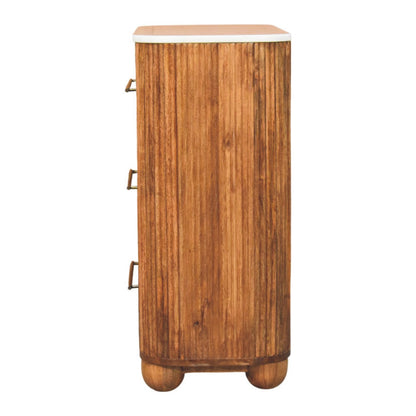 The Marble Top Fluted Chest