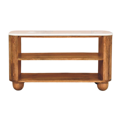 The Marble Top Entryway Bench