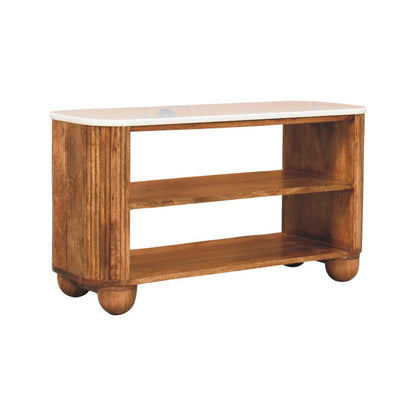 The Marble Top Entryway Bench