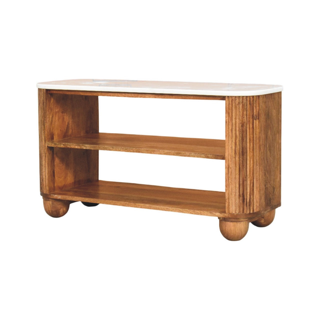 The Marble Top Entryway Bench