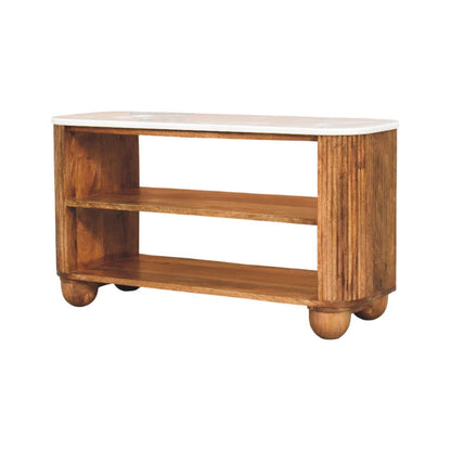 The Marble Top Entryway Bench