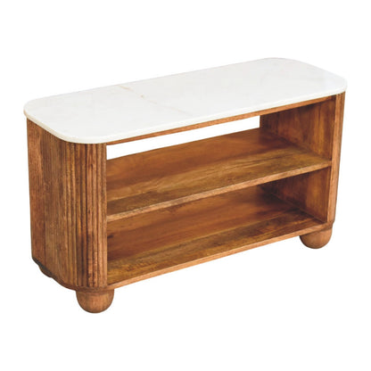 The Marble Top Entryway Bench